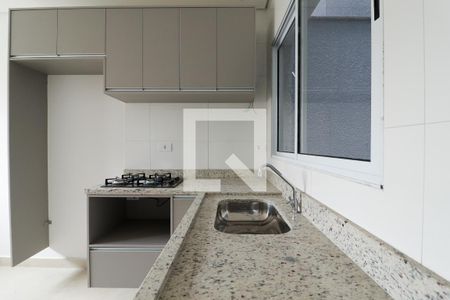 Sala/Cozinha de apartamento à venda com 2 quartos, 43m² em Carandiru, São Paulo