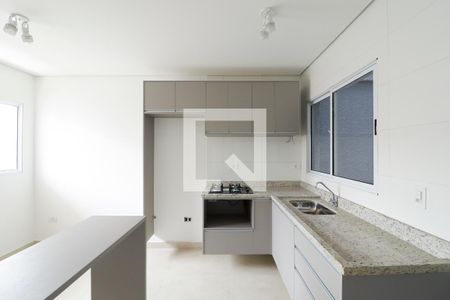 Sala/Cozinha de apartamento à venda com 2 quartos, 43m² em Carandiru, São Paulo