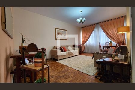 Sala de apartamento para alugar com 2 quartos, 124m² em Gonzaga, Santos