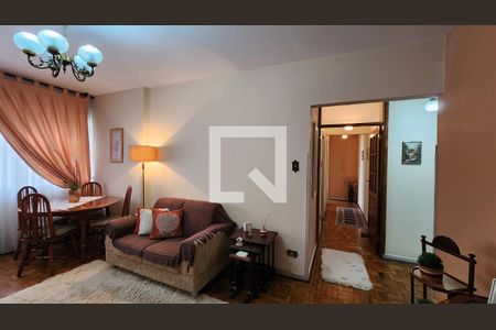 Sala de apartamento para alugar com 2 quartos, 124m² em Gonzaga, Santos