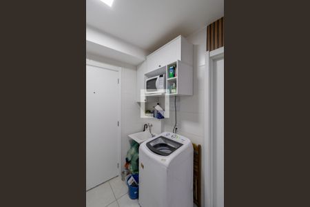 Sala e Cozinha de apartamento à venda com 1 quarto, 29m² em Vila Ré, São Paulo