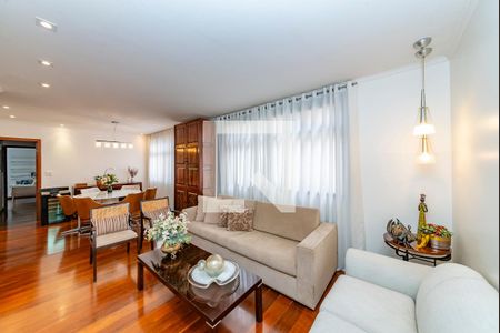 Sala de apartamento à venda com 3 quartos, 130m² em Luxemburgo, Belo Horizonte