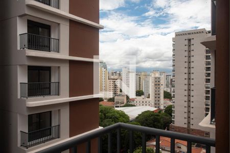 Vista da Varanda/Área técnica de apartamento à venda com 1 quarto, 28m² em Mirandópolis, São Paulo