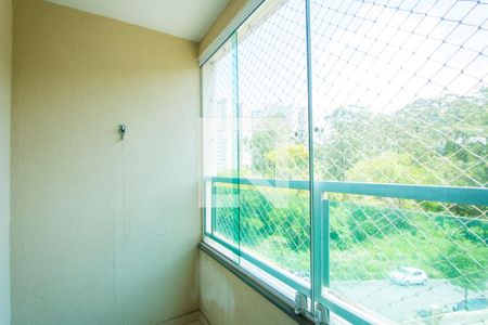 Varanda da sala de apartamento para alugar com 2 quartos, 48m² em Parque Sao Vicente, Mauá