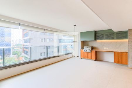 Varanda Gourmet de apartamento para alugar com 3 quartos, 158m² em Brooklin, São Paulo