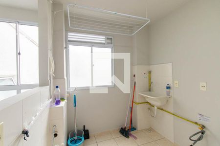 Cozinha e Área de Serviço de apartamento para alugar com 2 quartos, 38m² em Bom Jesus, São José dos Pinhais