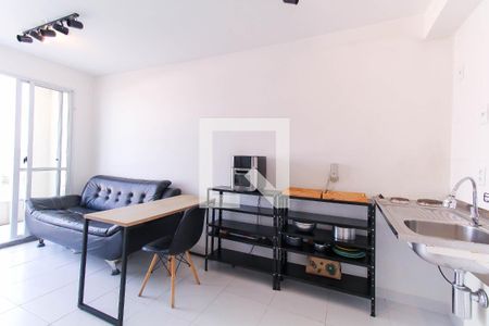 Sala/Cozinha de apartamento à venda com 1 quarto, 32m² em Belém, São Paulo