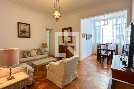 Sala de apartamento para alugar com 3 quartos, 100m² em Copacabana, Rio de Janeiro