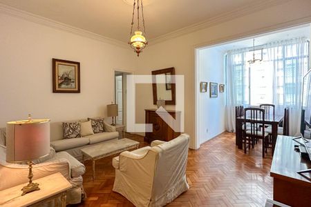 Sala de apartamento para alugar com 3 quartos, 100m² em Copacabana, Rio de Janeiro