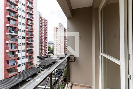 Varanda da Sala de apartamento à venda com 3 quartos, 63m² em Jardim Sao Saverio, São Paulo