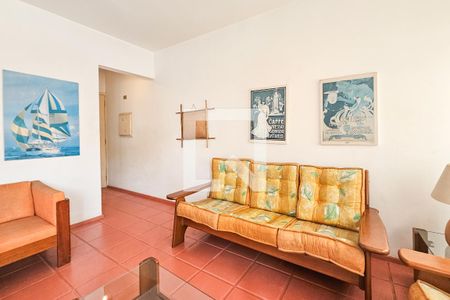 Sala de apartamento para alugar com 3 quartos, 105m² em Balneario Cidade Atlantica, Guarujá