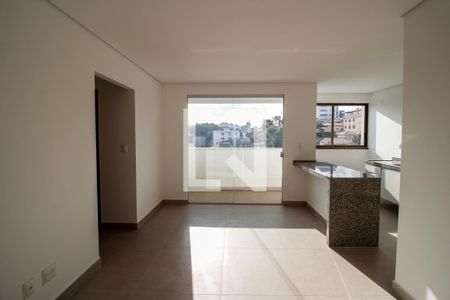 Sala/Cozinha de apartamento para alugar com 2 quartos, 60m² em Sagrada Família, Belo Horizonte