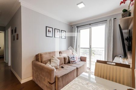 Sala de apartamento à venda com 2 quartos, 50m² em Parque Erasmo Assunção, Santo André