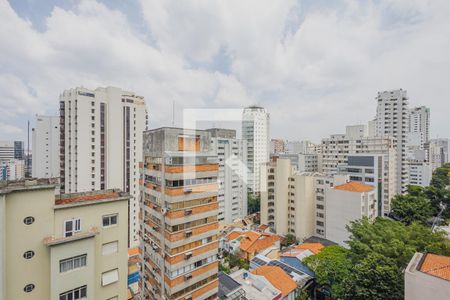 Vista da Varanda de apartamento à venda com 1 quarto, 90m² em Jardim Paulista, São Paulo