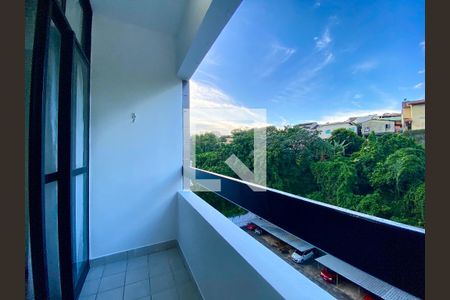 Varanda da Sala de apartamento para alugar com 1 quarto, 48m² em Rio Vermelho, Salvador