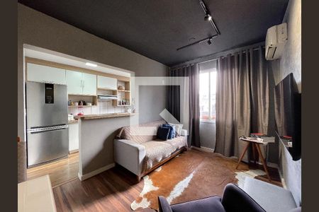 Sala de apartamento para alugar com 1 quarto, 42m² em Centro, São Leopoldo