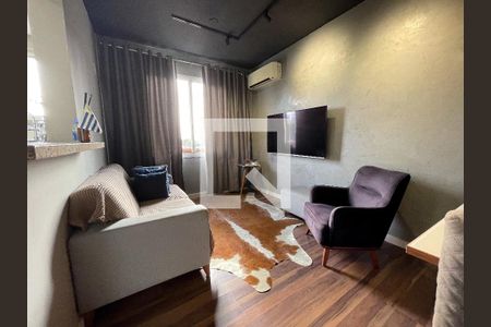 Sala de apartamento para alugar com 1 quarto, 42m² em Centro, São Leopoldo