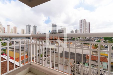 Varanda da Sala de apartamento para alugar com 1 quarto, 31m² em Parque da Vila Prudente, São Paulo