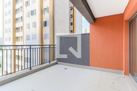 Varanda de kitnet/studio para alugar com 1 quarto, 40m² em Santo Amaro, São Paulo