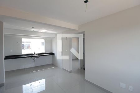 Sala e Cozinha de apartamento à venda com 3 quartos, 100m² em Letícia, Belo Horizonte