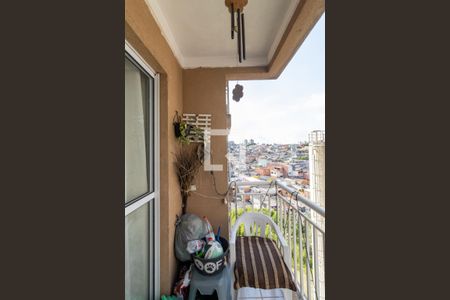 Varanda Sala de apartamento à venda com 2 quartos, 48m² em Vila Carmosina, São Paulo