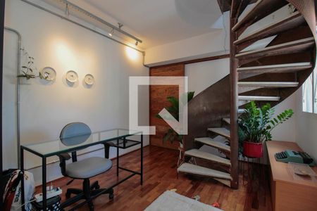 Sala 1 de apartamento para alugar com 1 quarto, 90m² em Pinheiros, São Paulo