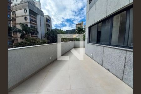 Varanda Sala de apartamento à venda com 4 quartos, 189m² em Mangabeiras, Belo Horizonte