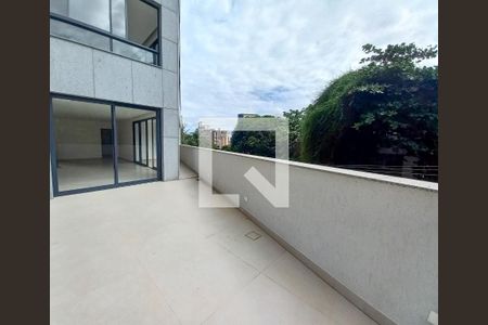 Varanda Sala de apartamento à venda com 4 quartos, 189m² em Mangabeiras, Belo Horizonte