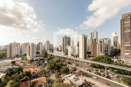 Vista da Varanda da Sala de apartamento à venda com 3 quartos, 147m² em Brooklin, São Paulo