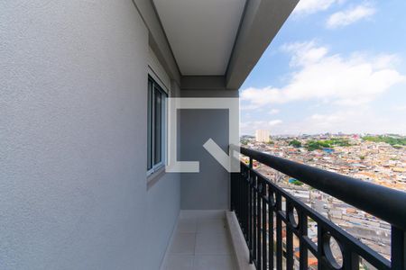 Varanda da Sala de apartamento para alugar com 1 quarto, 30m² em Jardim Angela (zona Leste), São Paulo