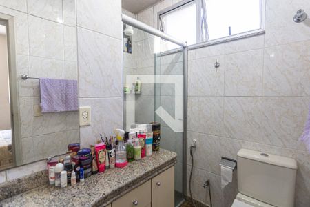 Banheiro da Suíte de apartamento à venda com 3 quartos, 100m² em Santo Antônio, Belo Horizonte