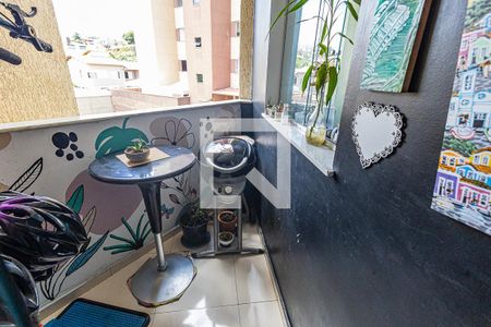 Varanda de apartamento à venda com 2 quartos, 70m² em Copacabana, Belo Horizonte