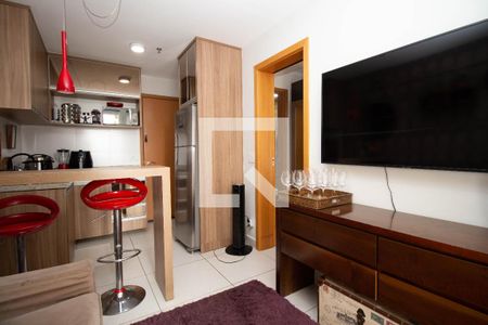 Sala de apartamento para alugar com 1 quarto, 34m² em Águas Claras, Brasília