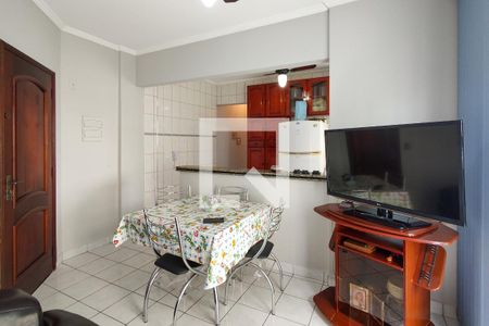 Sala de apartamento para alugar com 2 quartos, 60m² em Vila Tupi, Praia Grande