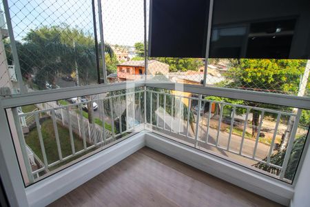 Varanda da Sala de apartamento à venda com 3 quartos, 70m² em Teresópolis, Porto Alegre