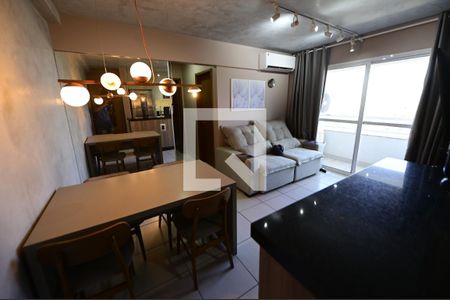 Sala de apartamento para alugar com 2 quartos, 56m² em Residencial Granville, Goiânia