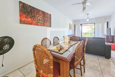 Sala de apartamento para alugar com 3 quartos, 118m² em Jardim Tres Marias, Guarujá