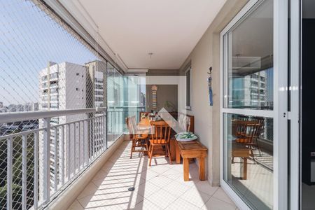 Varanda da Sala de apartamento à venda com 3 quartos, 87m² em Vila Andrade, São Paulo