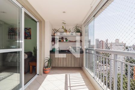 Varanda da Sala de apartamento à venda com 3 quartos, 87m² em Vila Andrade, São Paulo