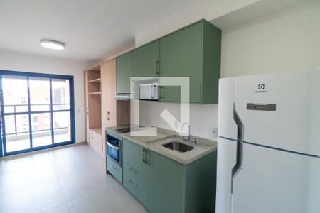 Sala/Cozinha de apartamento para alugar com 1 quarto, 38m² em Vila Clementino, São Paulo