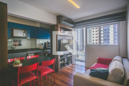 Sala de apartamento à venda com 2 quartos, 52m² em Parque Imperial, São Paulo