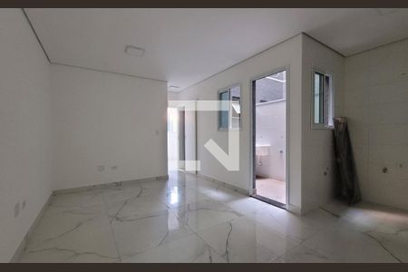 Sala de apartamento à venda com 2 quartos, 45m² em Jardim das Maravilhas, Santo André