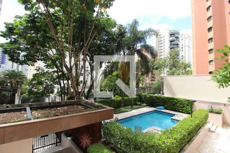 Vista da Varanda de apartamento à venda com 3 quartos, 150m² em Indianópolis, São Paulo