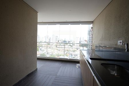 Varanda Sala de apartamento à venda com 3 quartos, 78m² em Vila Dom Pedro I, São Paulo