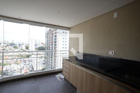 Varanda Sala de apartamento à venda com 3 quartos, 78m² em Vila Dom Pedro I, São Paulo