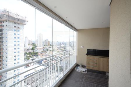 Varanda Sala de apartamento à venda com 3 quartos, 78m² em Vila Dom Pedro I, São Paulo