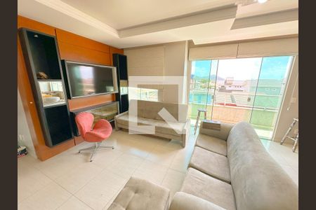 Sala de TV de apartamento para alugar com 1 quarto, 130m² em Ingleses do Rio Vermelho, Florianópolis