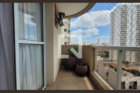 Sacada Sala de apartamento à venda com 3 quartos, 96m² em Campestre, Santo André