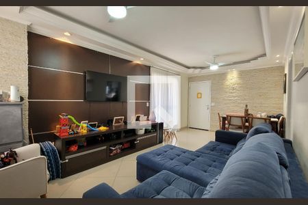 Sala de apartamento à venda com 3 quartos, 96m² em Campestre, Santo André