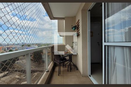 Sacada Sala de apartamento à venda com 3 quartos, 96m² em Campestre, Santo André